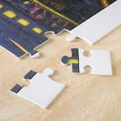 Budapest Vintage Travel Poster Puzzle (Seite)