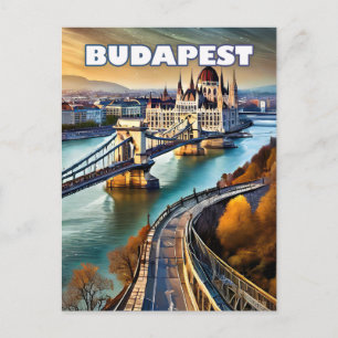Budapest, wo Kultur und Kunst in Ha blühen Postkarte