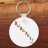 Budapester Chili Paprikaschoten Schlüsselanhänger (Vorderseite)