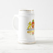 Budapester COA Bierglas (Vorderseite Links)