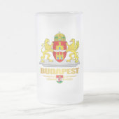 Budapester COA Mattglas Bierglas (Mittel)