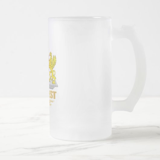 Budapester COA Mattglas Bierglas (Rechts)