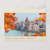 Budapester hungriges Vintages Parlament Postkarte (Vorderseite)