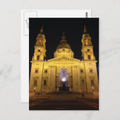 Budapester Kathedrale Postkarte (Vorne/Hinten)
