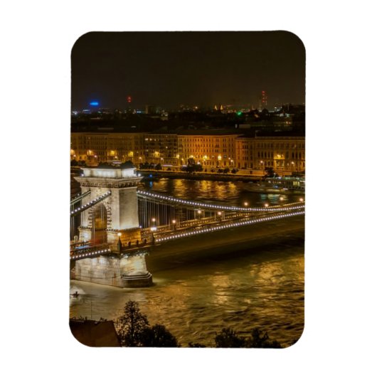 Budapester Kettenbrücke Magnet (Vertikal)