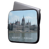 Budapester Laptop mit benutzerdefiniertem Text 3 Laptopschutzhülle (Vorderseite Links)