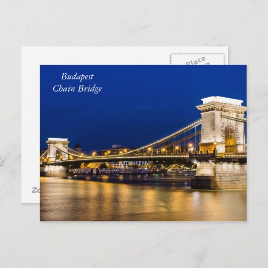 Budapester Postkarte (Vorne/Hinten)