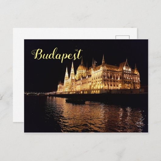 Budapester Postkarte (Vorne/Hinten)