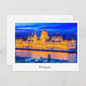 Budapester Postkarte (Vorne/Hinten)