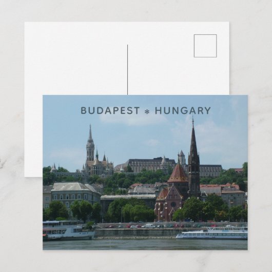 Budapester Postkarte 2 (Vorne/Hinten)