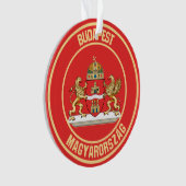 Budapester RundEmblem Ornament (Vorderseite)