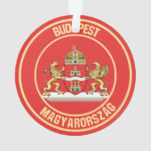 Budapester RundEmblem Ornament (Rückseite)