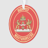 Budapester RundEmblem Ornament (Vorderseite)