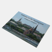 Budapester Türmchen Fußmatte (Schrägansicht)