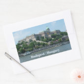 Budapester Zoll-Textaufkleber 1 Rechteckiger Aufkleber (Umschlag)