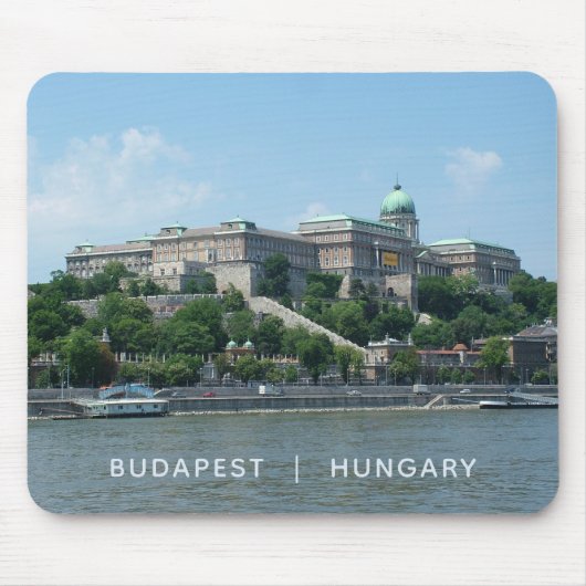 Budapester Zoll-Textmousepad 1 Mousepad (Vorne)