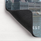 Budapester Zoll-Textüberschrift 3 Mousepad (Ecke)