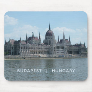 Budapester Zoll-Textüberschrift 3 Mousepad