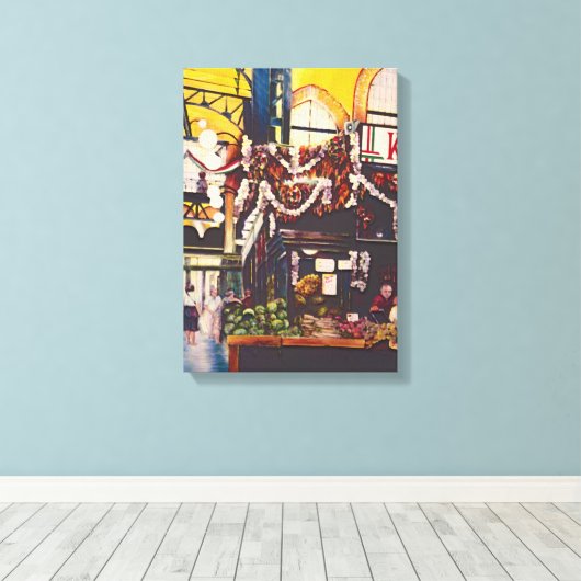 Budapests bester Brunch Leinwanddruck (Insitu (Holzboden))