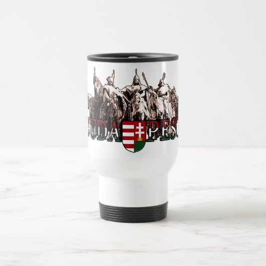 Budapests epische Krieger Reisebecher (Mittel)