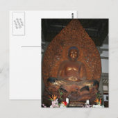 Budda Postkarte (Vorne/Hinten)