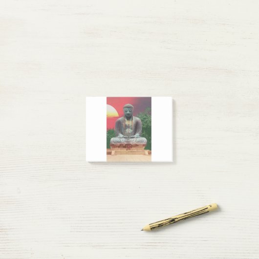 BUDDAH 46 .tif Post-it Klebezettel (Auf Schreibtisch)