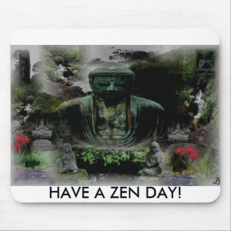 BUDDAH DSCHUNGEL, HABEN EINEN ZEN-TAG! MOUSEPAD