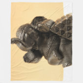 BUDDAH ELEPHANT FLEECEDECKE (Vorderseite)