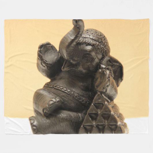 BUDDAH ELEPHANT FLEECEDECKE (Vorderseite (Horizontal))