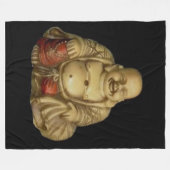 BUDDAH Fleece Blanket (Vorderseite (Horizontal))