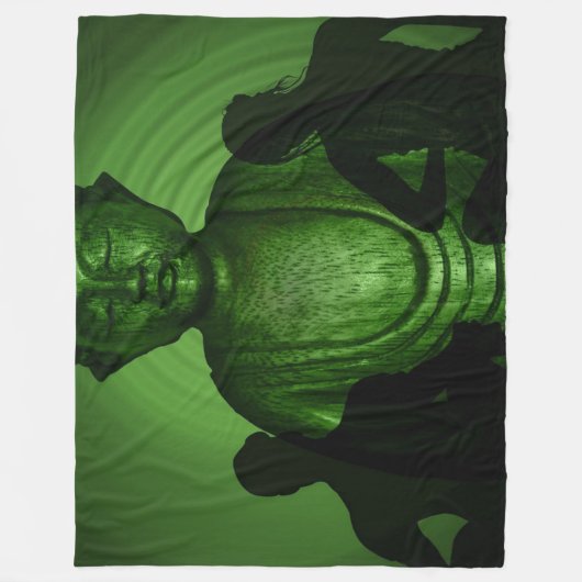 BUDDAH FLEECEDECKE (Vorderseite)