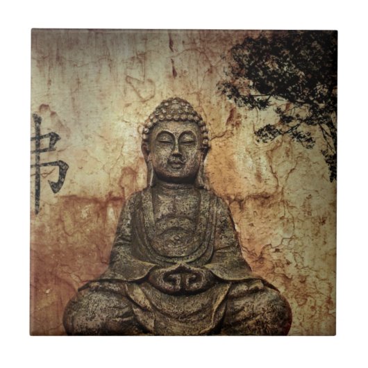 Buddah Fliese (Vorderseite)