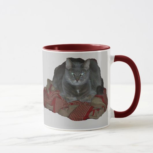 Buddah Gray Grumpy Cat Tasse (Rechts)
