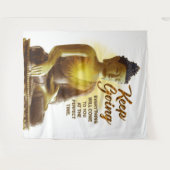 Buddah-Inspiration-Erleuchtung Wandteppich (Vorderseite (Horizontal))