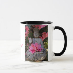 Buddah unter Azaleen-Tasse Tasse