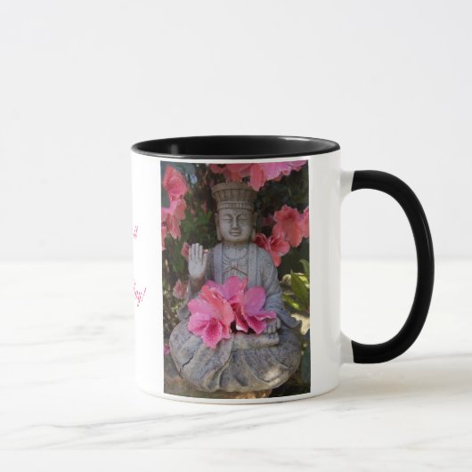 Buddah unter Azaleen-Tasse Tasse (Rechts)