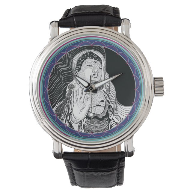 Buddah Watch Armbanduhr (Vorderseite)
