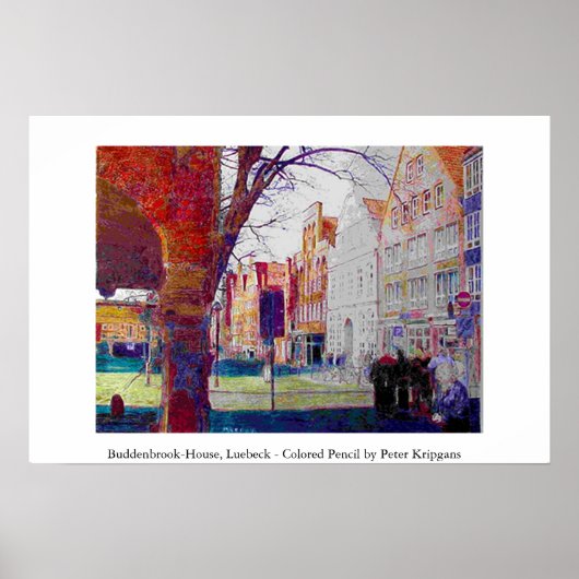 Buddenbrook House, Luebeck, Norddeutschland Poster (Vorne)