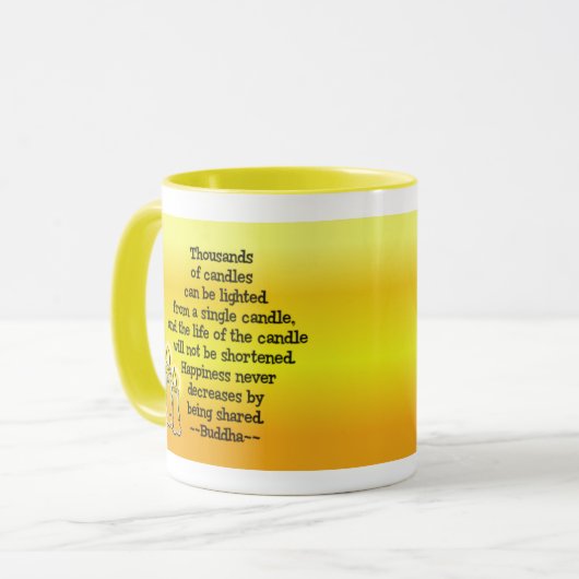 Buddha 003 tasse (Vorderseite Links)