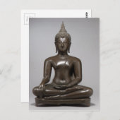 Buddha - 15. Jahrhundert Postkarte (Vorne/Hinten)