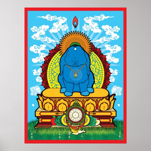 BUDDHA 18x24 Poster (Vorne)