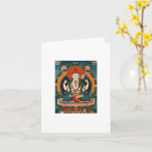 Buddha 1 notecard karte (Gelbe Blume)