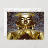 Buddha 2 postkarte (Vorne/Hinten)