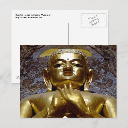 Buddha 2 postkarte (Vorne/Hinten)