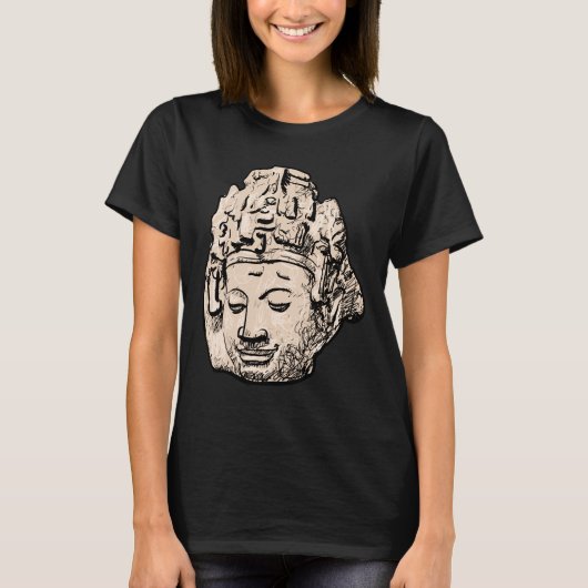 Buddha 3 Buddha Statue Buddha Mauer Buddha Malerei T-Shirt (Vorderseite)