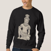 Buddha 4 Buddha Statue Buddha Mauer Buddha Malerei Sweatshirt (Vorderseite)