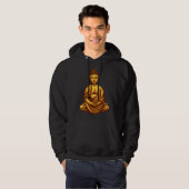 Buddha 5 Buddha Statue Buddha Mauer Buddha Malerei Hoodie (Vorne ganz)