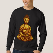Buddha 5 Buddha Statue Buddha Mauer Buddha Malerei Sweatshirt (Vorderseite)