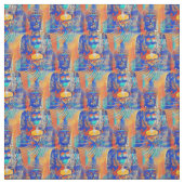 Buddha Abstrakt farbig Stoff (Muster)