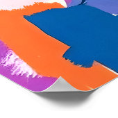 Buddha Abstrakt Painting Poster (Ecke)
